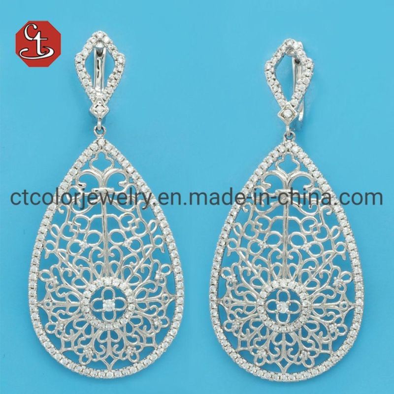 French Retro Matte Gold Drop Earrings for Women Geometric Round Metal Dangle Earrings Fashion Jewelry Wholesale Earrings