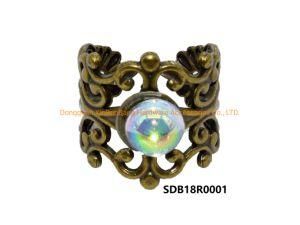 Antique Brass Plated Ring Fashion Jewelry Hardware Accessories