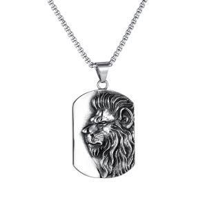 Amazon Top Seller Necklace Wholesale Stainless Steel Men Dog Necklace