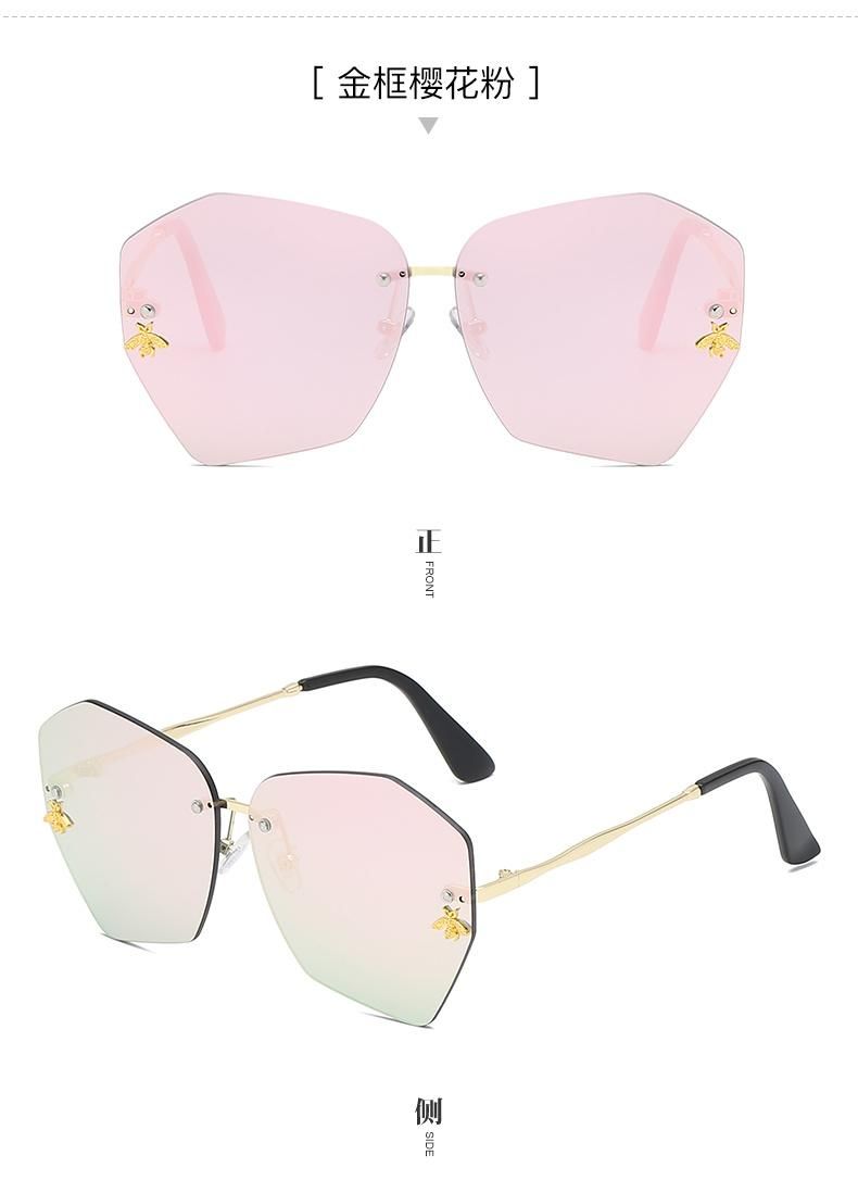Trendy Square Female UV400 Sun Glasses Fashion Oversized Gradient Shades Women Sunglasses Xiamen Factory 100% Good Quality New Design Fashionable Retro