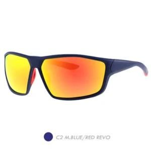 PC Polarized Sports Sunglasses, Fashion Plastic Square Frame Sp8008-02