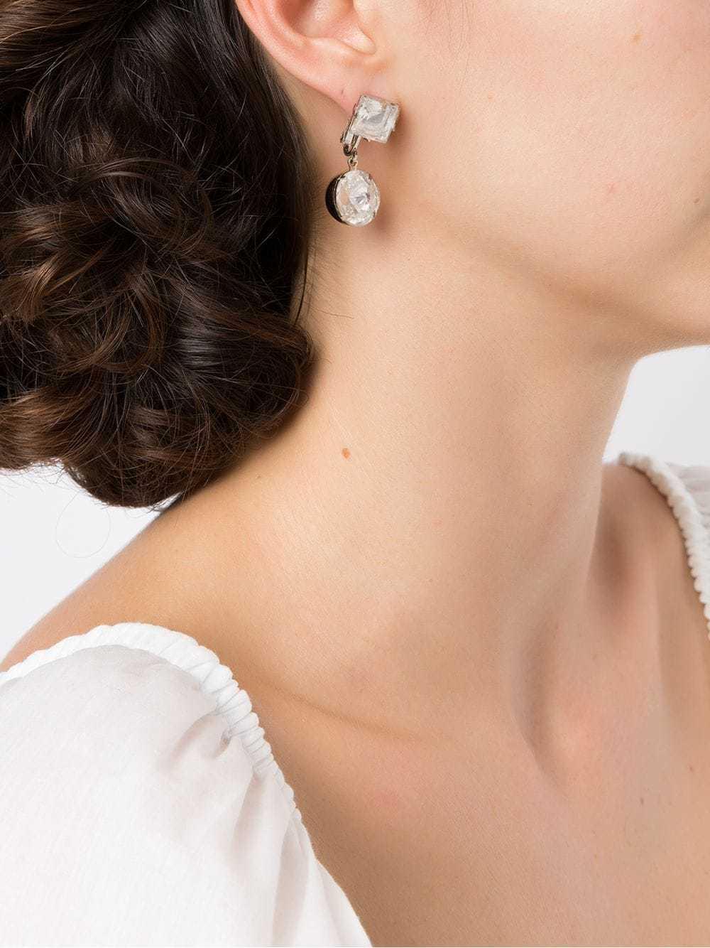 Fashion Metal Geometric Crystal Earrings Jewelry