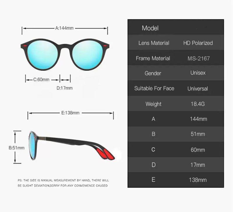 Maysun Unisex Fashion Sunglasses Man Polarized Sunglasses