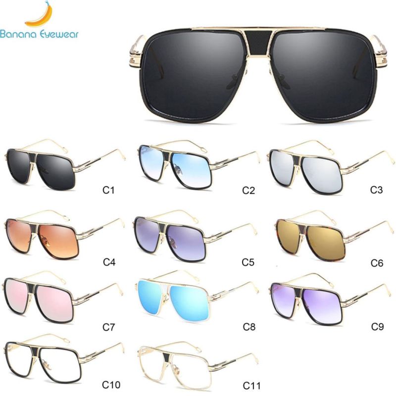 Sunglasses 2020 Fashion Design Wholesale Square Frame Vintage Sun Glasses