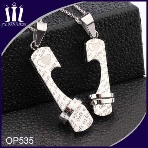 Special Design Stainleses Steel Love Couple Pendant