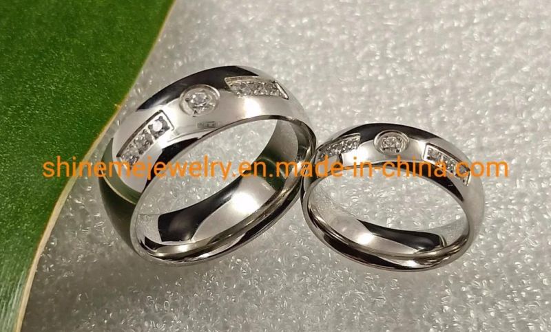 Fashion Jewelry Body Jewelry 316L Stainless Steel Diamond Ring SSR1952