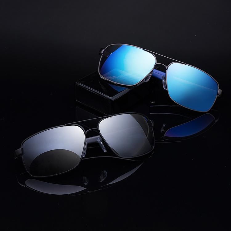 2019 Hot Selling Square Shape Metal Sunglasses