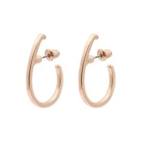 Fashion Women Jewelry Gold Plated Hoop Earrings