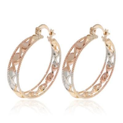 Wholesale Tricolor Ladies Luxury Fashion Jewelry Earrings