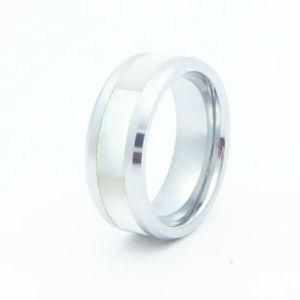 Shell Inlay Rings, Tungsten Rings Jewelry