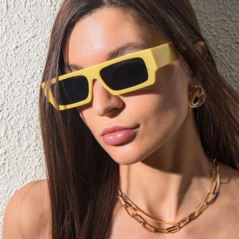 Retro Small Rectangle Sunglasses Women Vintage Classic Square Sun Glasses Fashion Full Frame Shades Female UV400 Eyewear Oculo