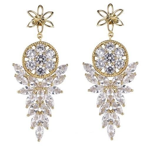 Fashion Party Female Silver or Brass Earring