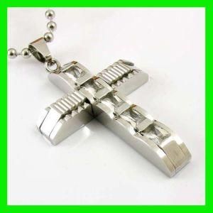 2012 Steel Cross Pendant Jewelry (TSSP327)