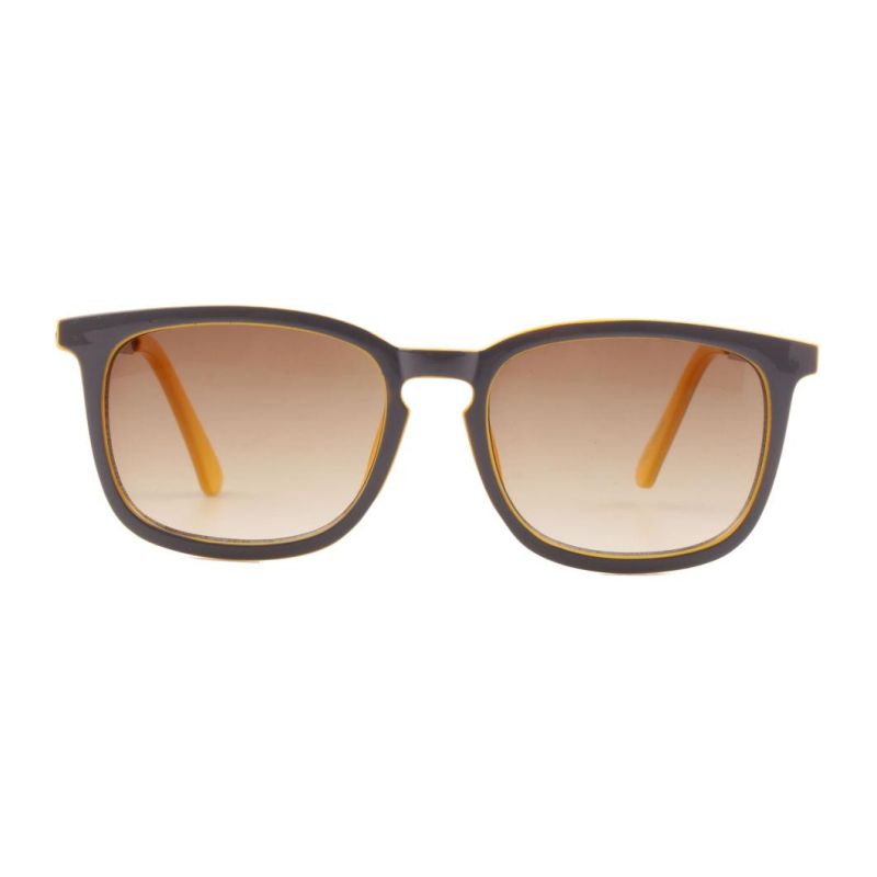 2019 Factory Directly Color Spray Sunglasses with Metal Temple