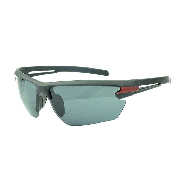 Lightweight Custom Sport Sunglasses Half Frame