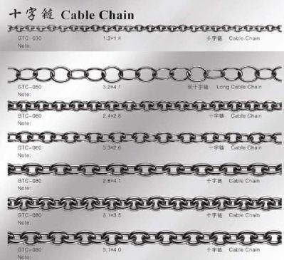 316L Stainless Steel Cable Chain (GTC)