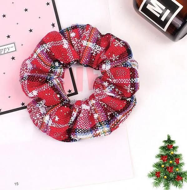 Hot Linen Fabric Autumn and Winter Christmas Hair Bands