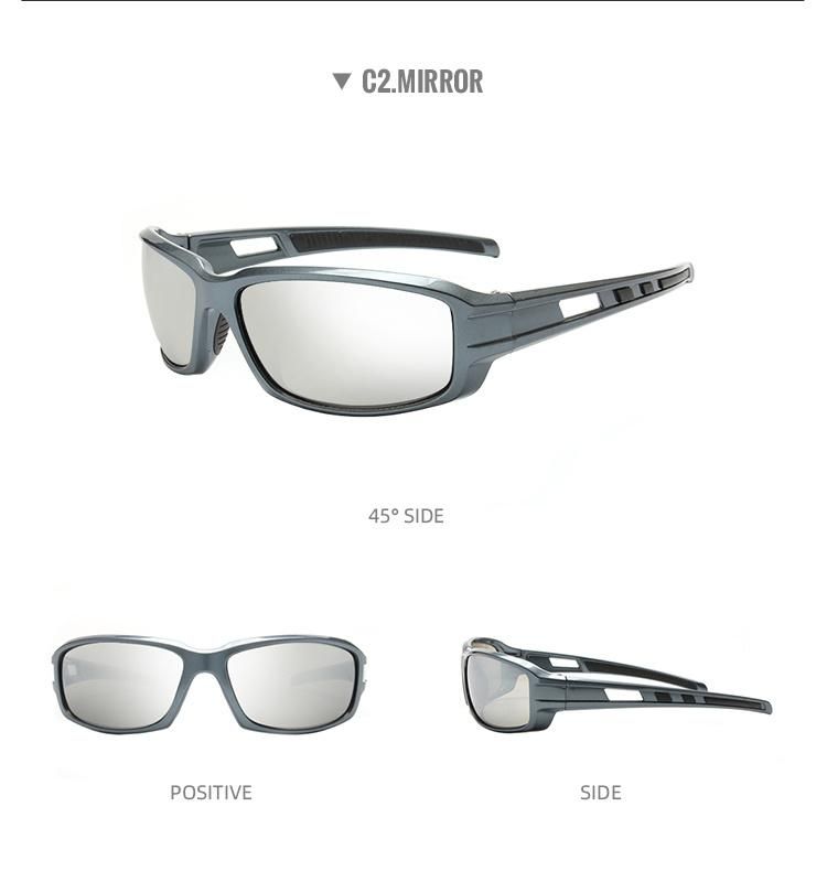 2022 Custom Logo Fashion High Quality Double Injection Frame Men Outdoor Cycling Sports Sunglasses