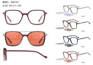 2021 Ready to Ship Polarized Clip on Sunglasses Acetate Clip on Sun Glasses