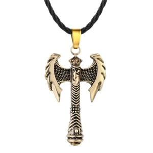 Viking Pendant Ancient Greek Viking Axe Amulet Necklace Men Slav