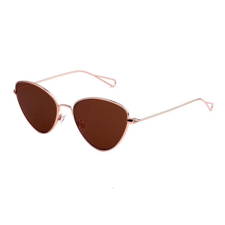 2019 Oval Shape Fashionable Metal Sunglasses