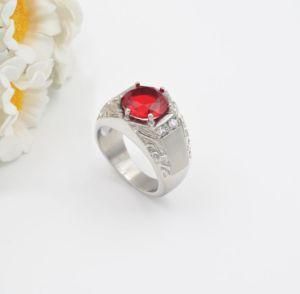 Wholesale Various Beautiful Model of Stainless Steel Woman Stone Ring