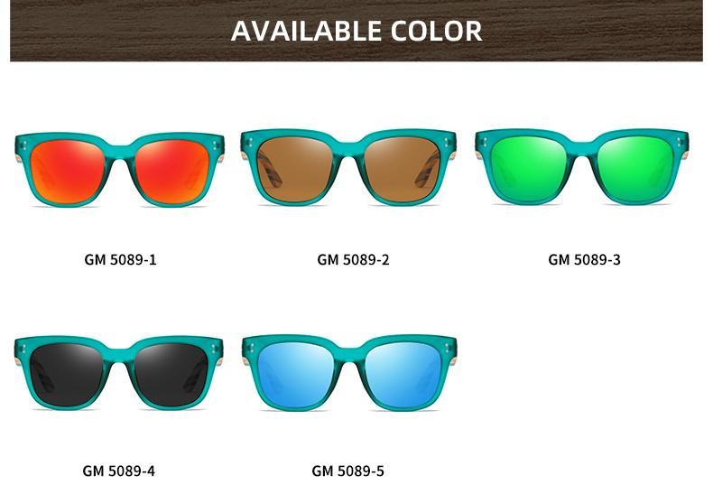 Fashion Sunglasses Eyeglasses Five Colors PC Frame and Colored Wooden Temple