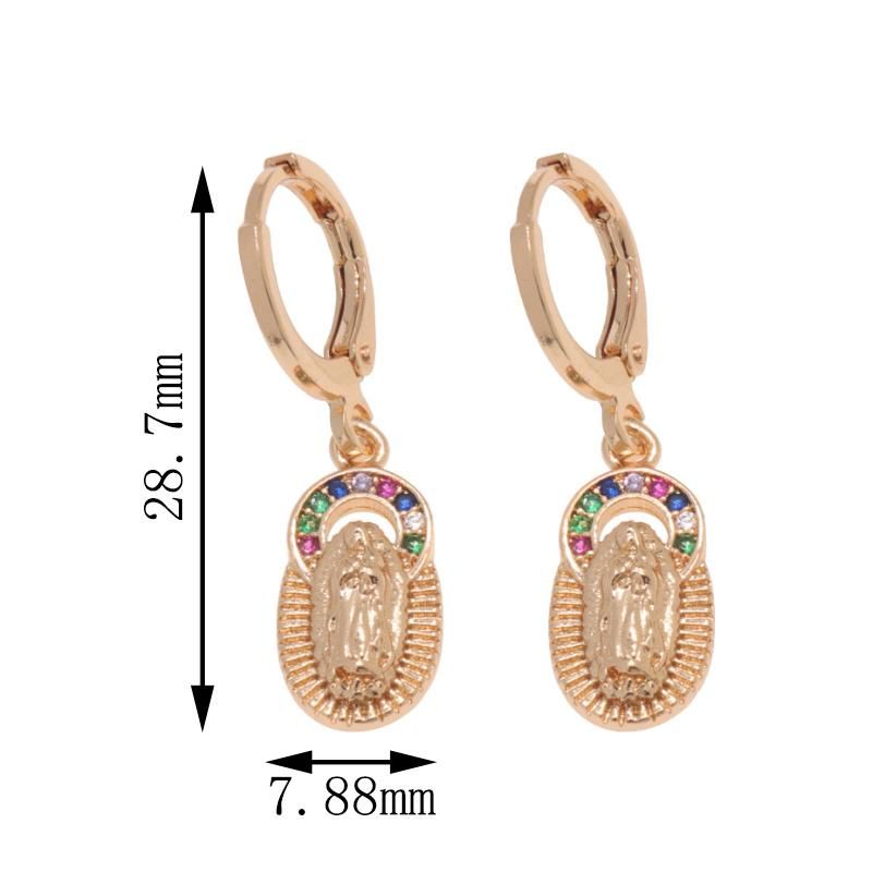 High Quality Virgin Mary Women′ S Earring Jewelry