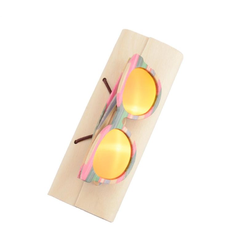 Fashion Women Brand Your Own Colorful Bamboo Sunglasses