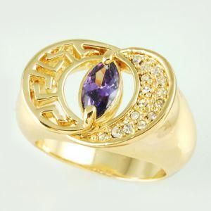 14k Gold Plating Fashion Jewellery Ring (A01597R1W)