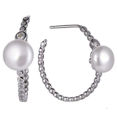 925 Sterling Silver Luxury Earring with Pearl