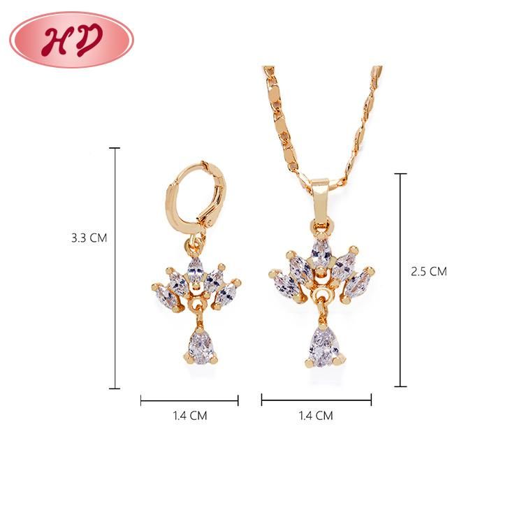 Wholesale New Fashion Costume Jewelry Set with Zircon
