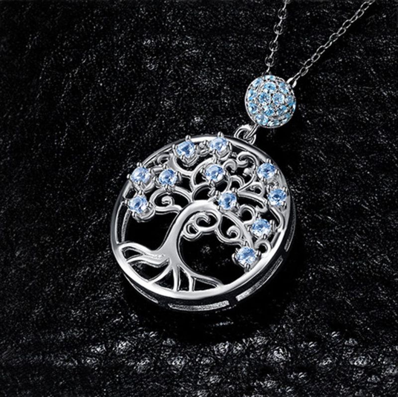 Tree of Life Drop Earring 925 Sterling Silver Jewelry for Women Wholesale