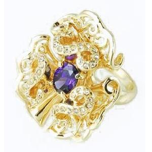 Many Zircon Flowers Fashion Jewellery for Ring (A04485R1S)