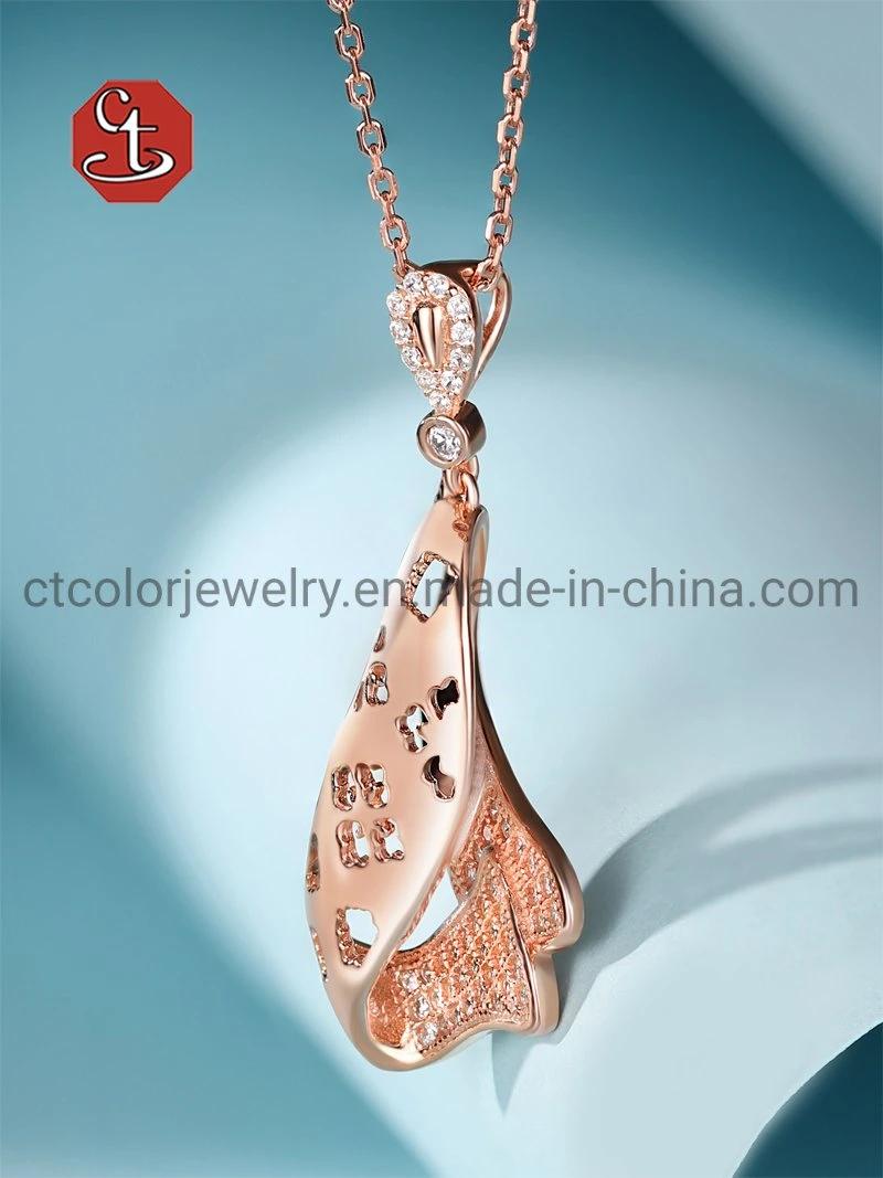 Fashion China Set Jewelry 925 Sterling Silver Pendant Necklace