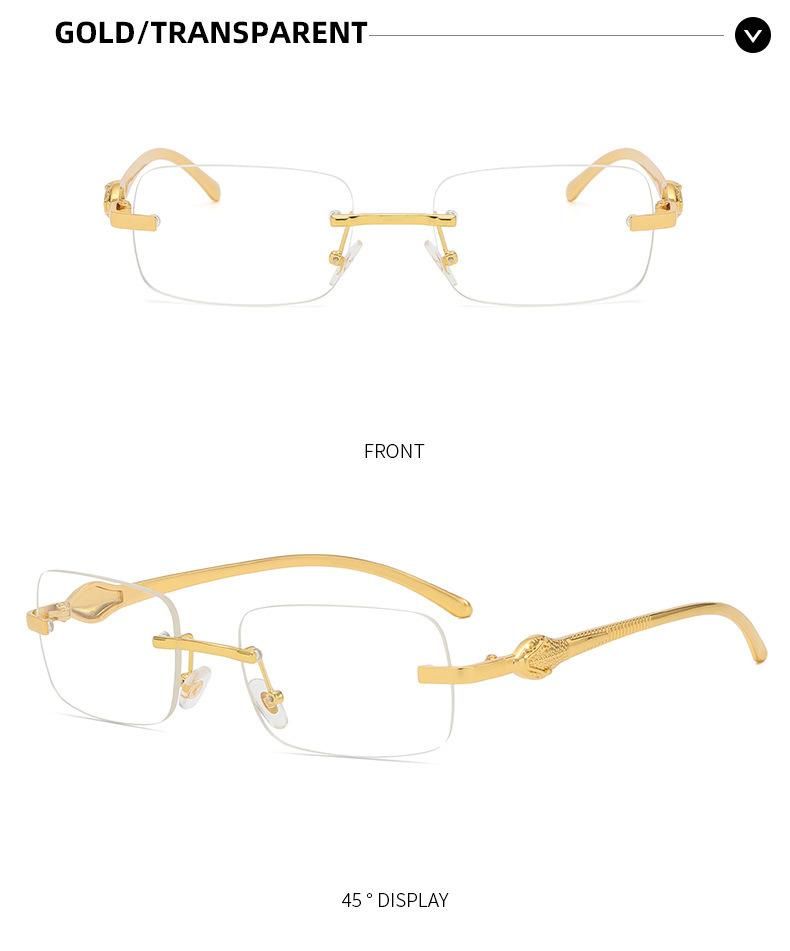 Fashion Metal Rimless Good Quality Man Sunglasses