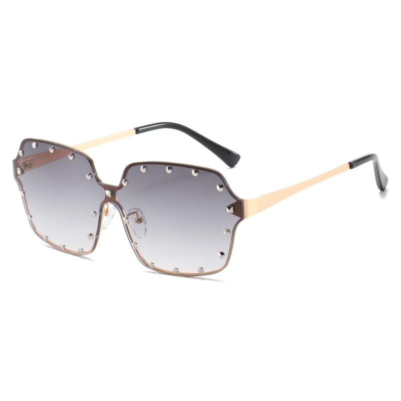 2020 No MOQ Rimless Trendy Fashion Sunglasses with Balls