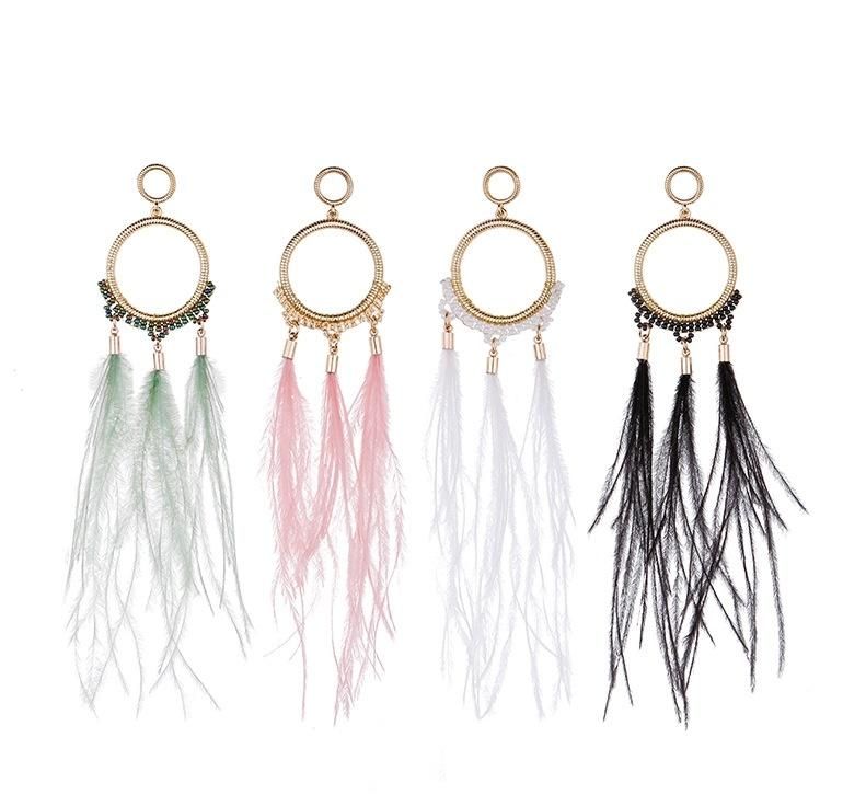 2020 New Fashion Jewelry Earrings with Feather