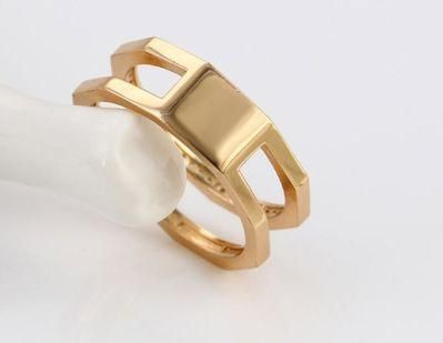 Unique Design New Fashion Jewelry Wholesale 18K Gold Plated 3 G Gold Ring Low Price