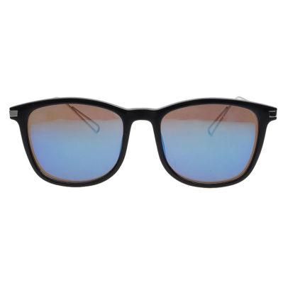 2017 Factory Directly Unisex Fashion Sunglasses with Metal Temples
