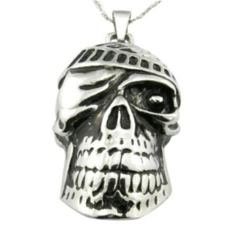 Steel Football Club Skull Pendants