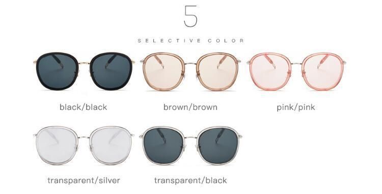 2019 Newly Fashionable Round Shape Sunglasses for Low MOQ Ready Stock