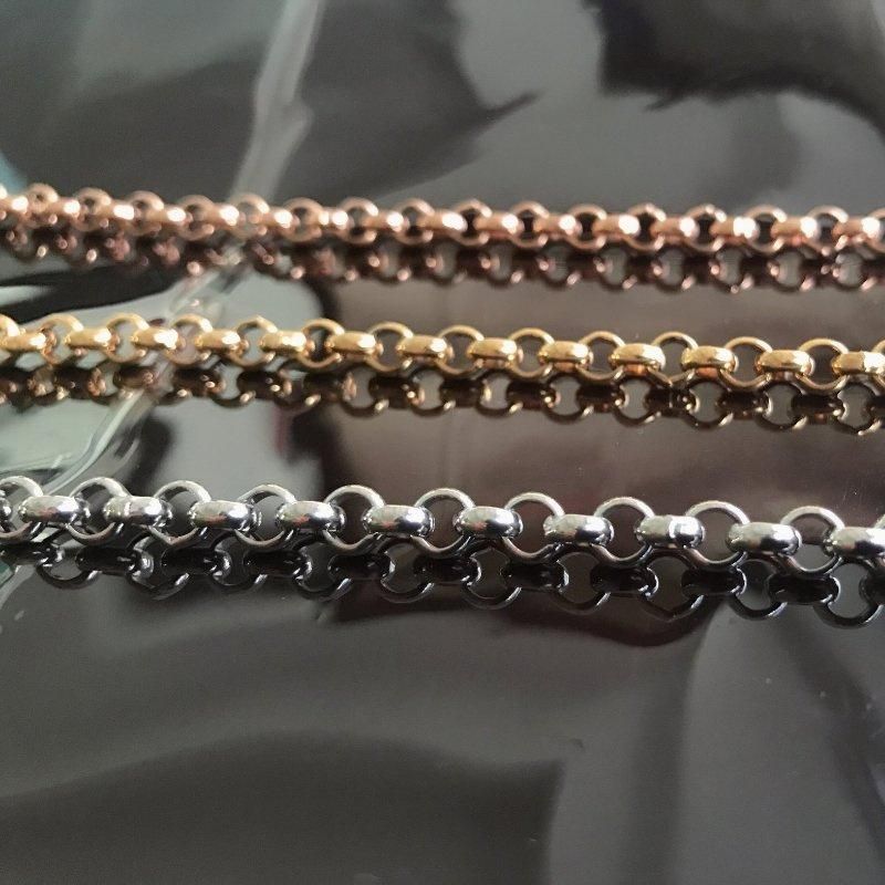 Wholesale Gold Plated Rose Gold Stainless Steel Anklet Bracelet Fashion Jewelry for Necklace Making