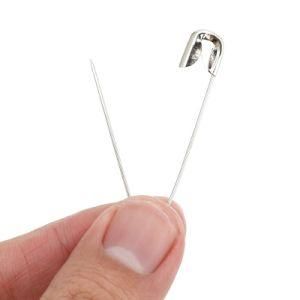Wholesale Custom Decorative Plated Silver Iron Metal 28mm Safety Pin Set