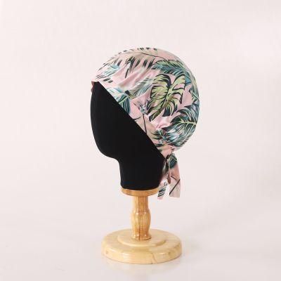 Top Sponsor Listingbonnet Silk Hair Bonnet Amazon Best Selling Fashion Bonnet 100% Mulberry Silk Hair Care Cap for Sleeping
