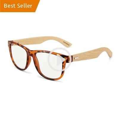 2022 Bamboo Blue Light Blocking Glasses Private Label Cycling Eyewear Wholesale Custom Sunglasses