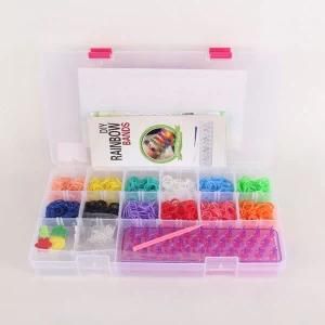 DIY Loom Kit Rubber Bands in Storage Case for Children