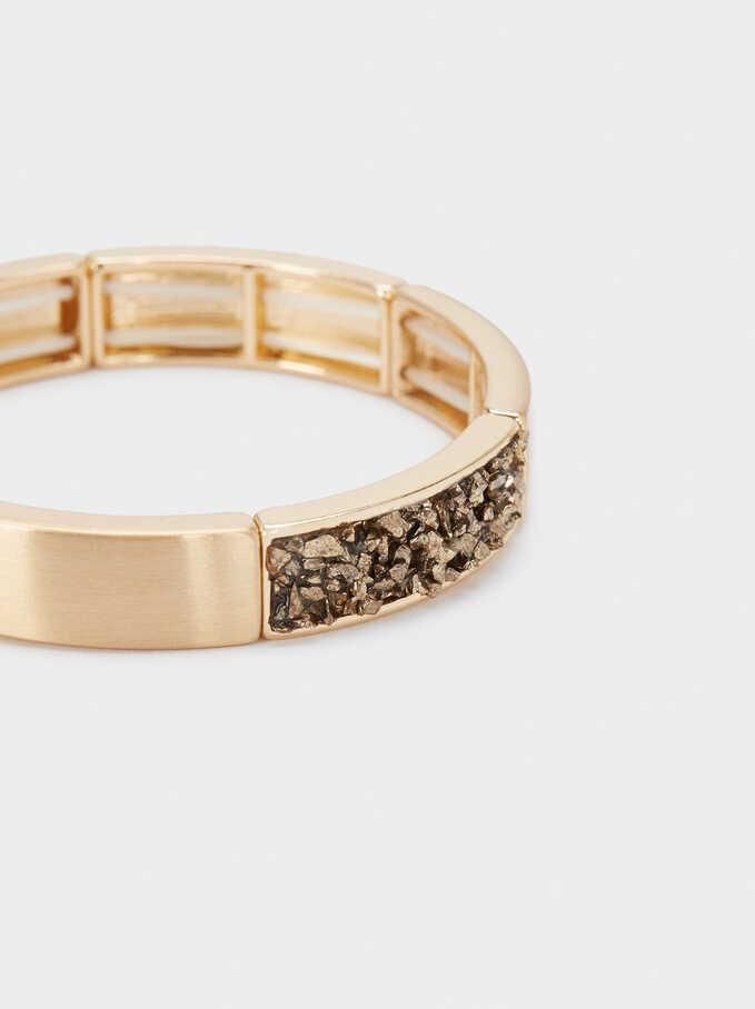 Fashion Simple Metal Crushed Stone Bracelet Jewelry