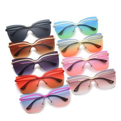 Diamond-Cut Eyeglasses Integrateddazzling Color Change Fashionable and Popular Street Photo Glasses