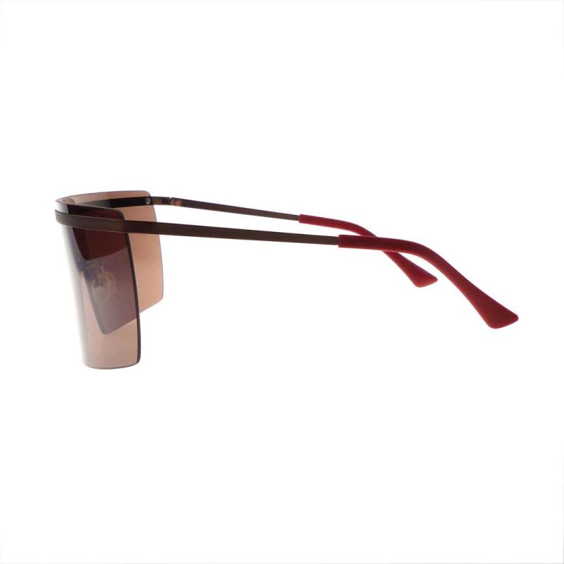 2021 High Quality Metal Fashion Style The Cylindrical Lens Sunglasses